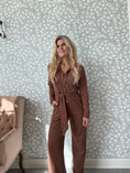 Load image into Gallery viewer, Jersey Jumpsuit Camel