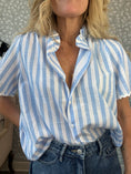 Load image into Gallery viewer, Seena Shirt Blue