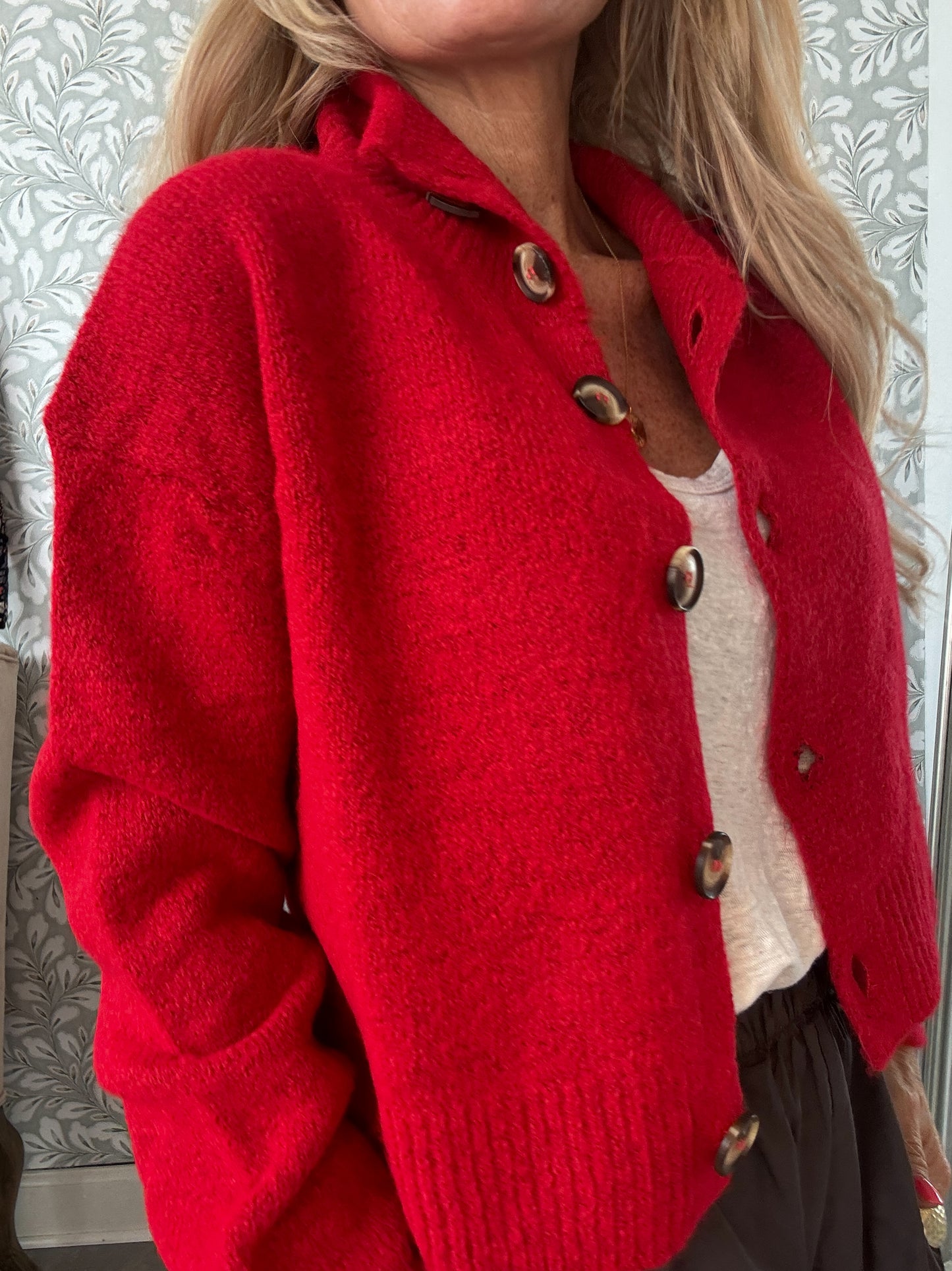Lake Cardigan Red