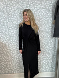 Load image into Gallery viewer, Knot dress Black