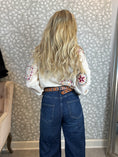 Load image into Gallery viewer, Retro wide jeans Blue