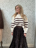 Load image into Gallery viewer, Sequins Skirt Brown