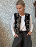 Load image into Gallery viewer, Denim boho vest