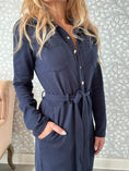 Load image into Gallery viewer, Jersey Jumpsuit Navy