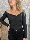 Load image into Gallery viewer, Mora shoulderblouse Black