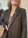 Load image into Gallery viewer, Tweed blazer Brown
