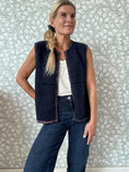 Load image into Gallery viewer, Knit Vest Blue