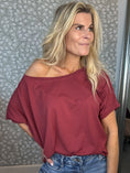 Load image into Gallery viewer, Basic tee short sleeve Dusty red