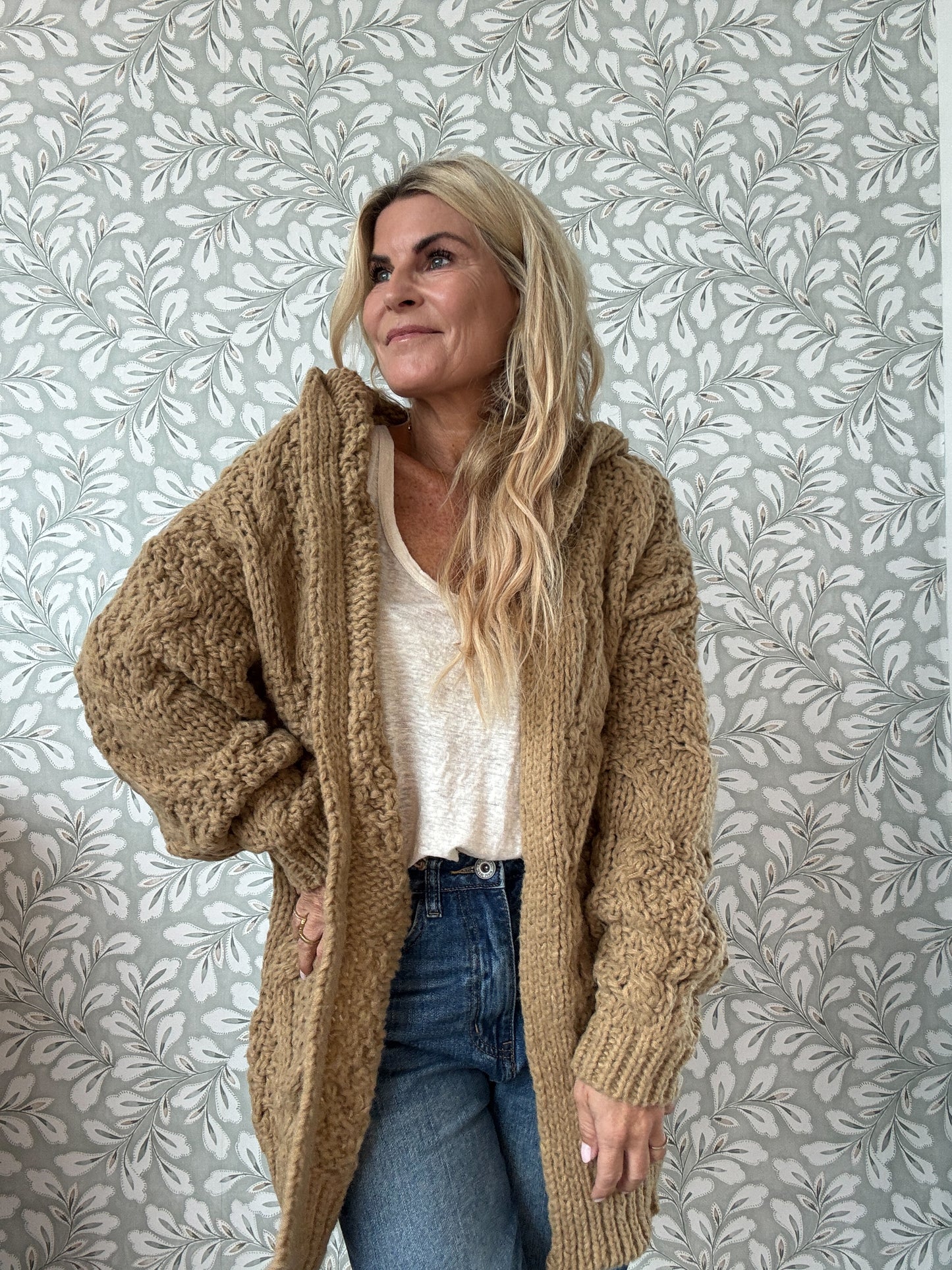 Handmade Knit Khaki