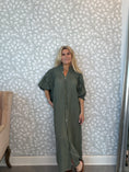 Load image into Gallery viewer, Luca shirtdress army