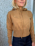 Load image into Gallery viewer, Knit hoodie Caramel