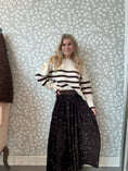 Load image into Gallery viewer, Sequins Skirt Brown