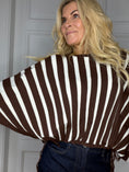 Load image into Gallery viewer, Lola Blouse coffee and creme