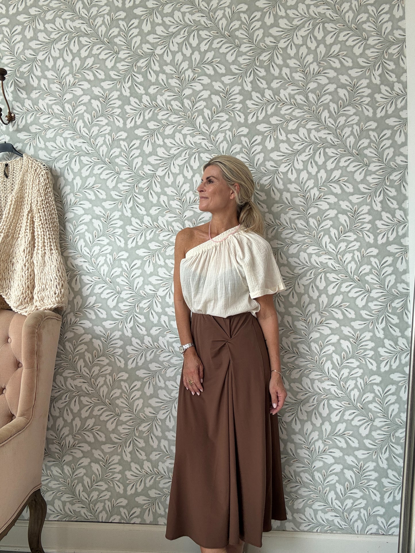 Jersey Skirt Brown