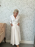 Load image into Gallery viewer, Shirtdress White