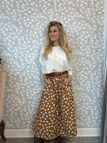 Load image into Gallery viewer, Dot Skirt Brown