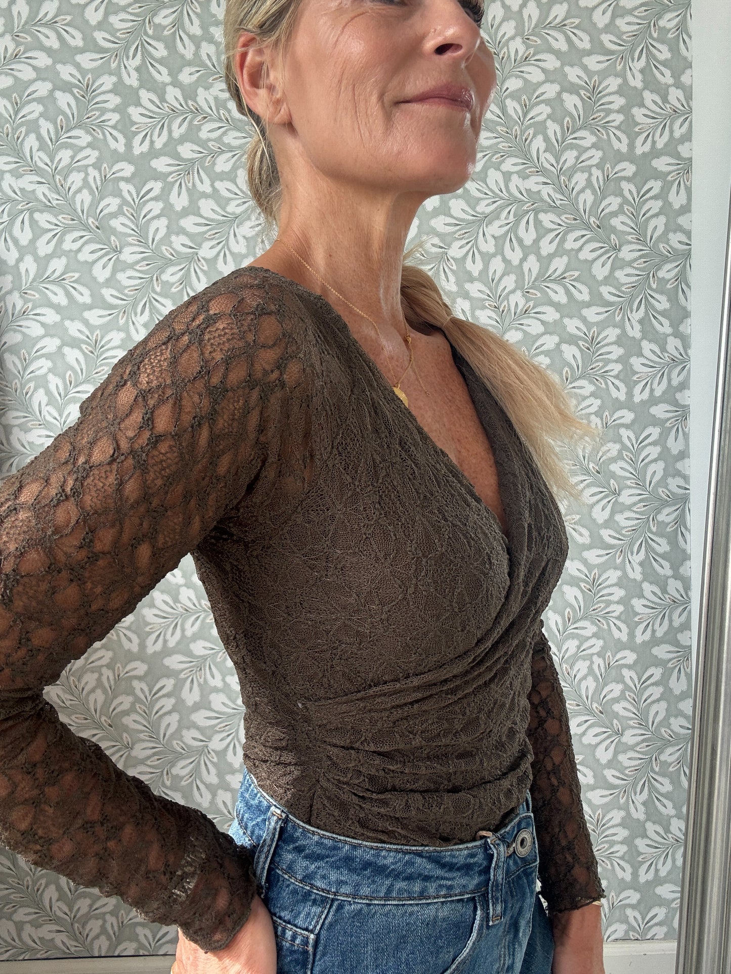 Eva bodystocking Brown