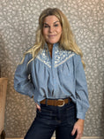 Load image into Gallery viewer, Boheme Shirt Blue