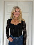 Load image into Gallery viewer, Zoe bodystocking Black