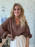 Load image into Gallery viewer, Boho Shirt Brown