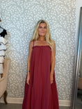 Load image into Gallery viewer, Bow dress bordeaux