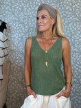Load image into Gallery viewer, Cille top grass green