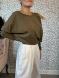 Load image into Gallery viewer, White loose pants