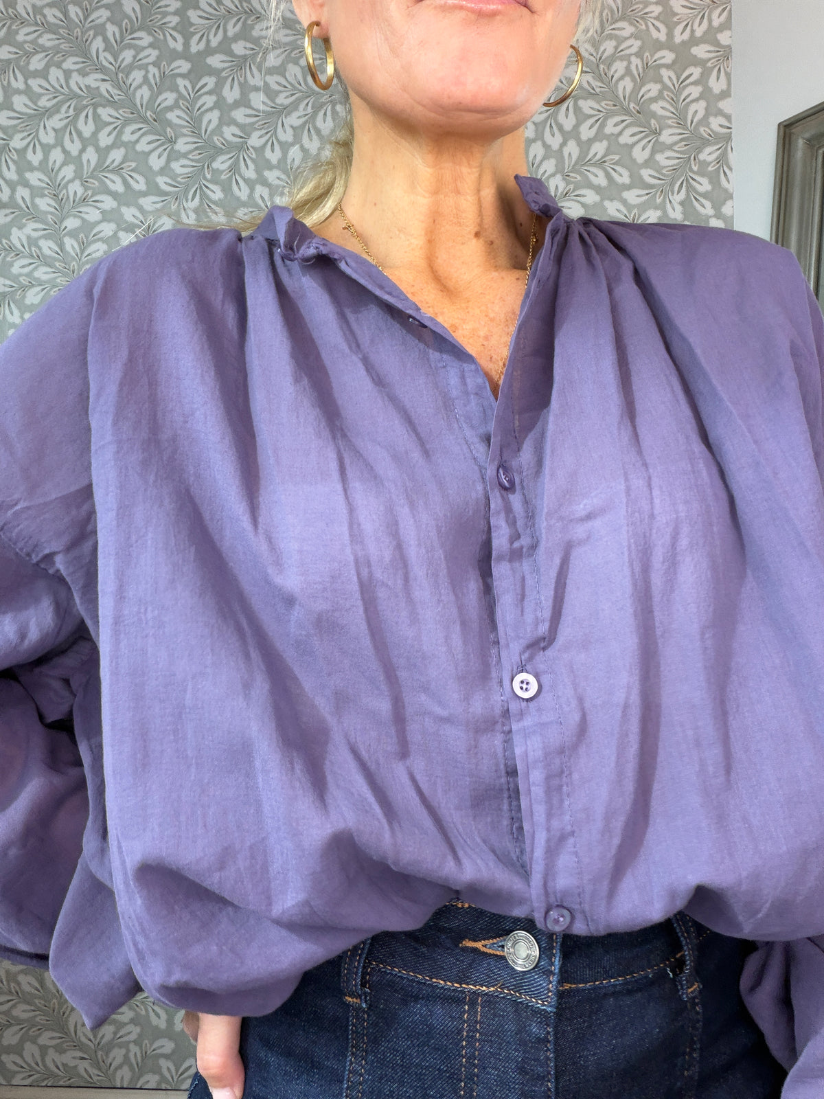 Boho Shirt purple
