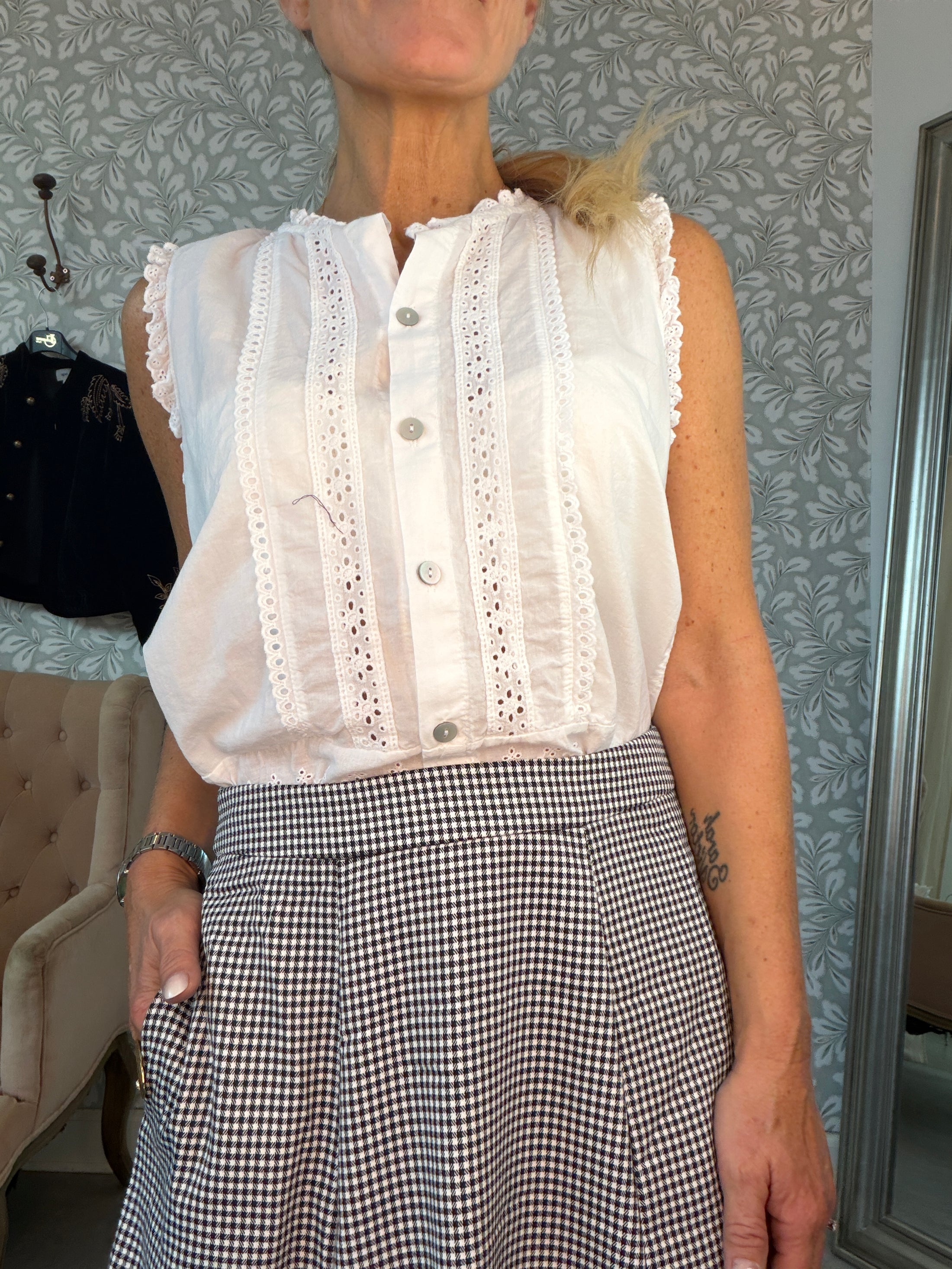 June Skirt Black and White