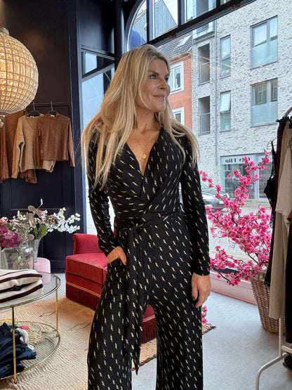 Jumpsuit Black and gold