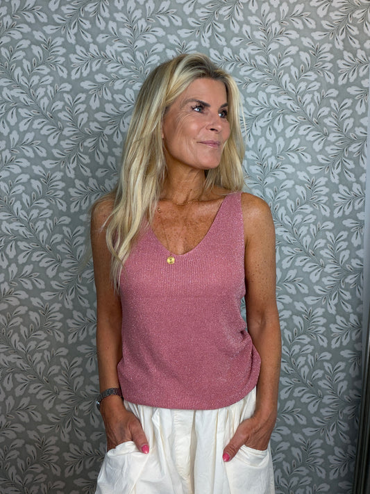 Cille top rose