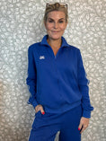 Load image into Gallery viewer, Kira zipper Blouse Blue
