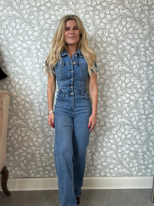 Liza denim jumpsuit