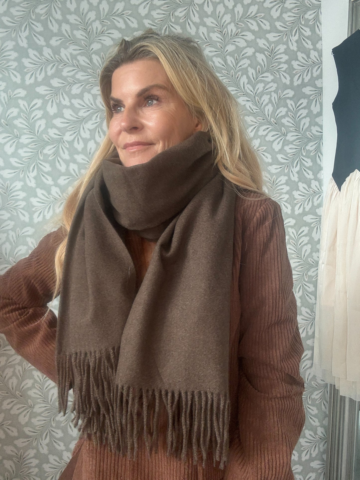 Cashmere scarf Brown