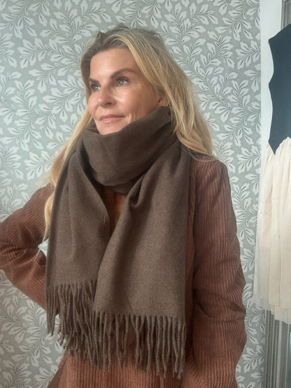 Cashmere scarf Brown