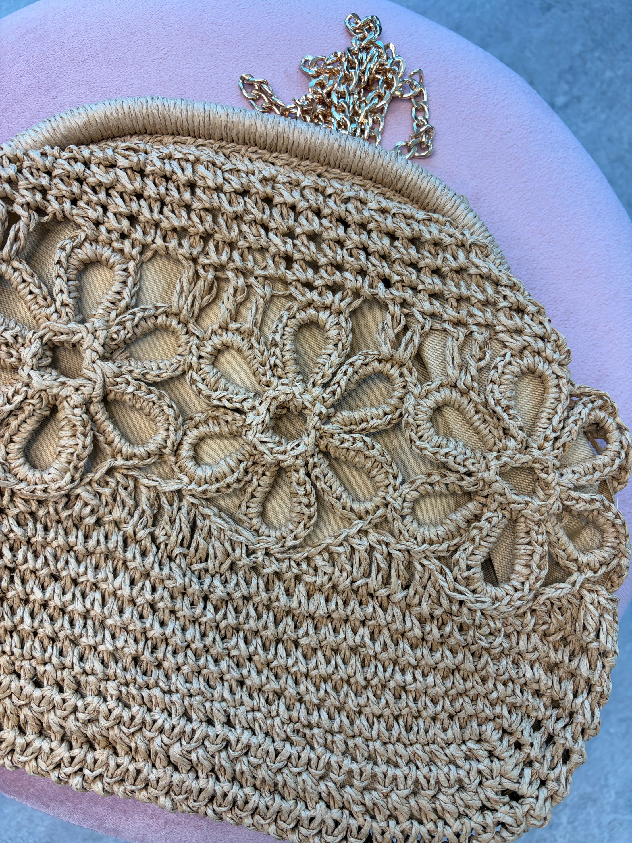 Rosa clutch/bag taupe