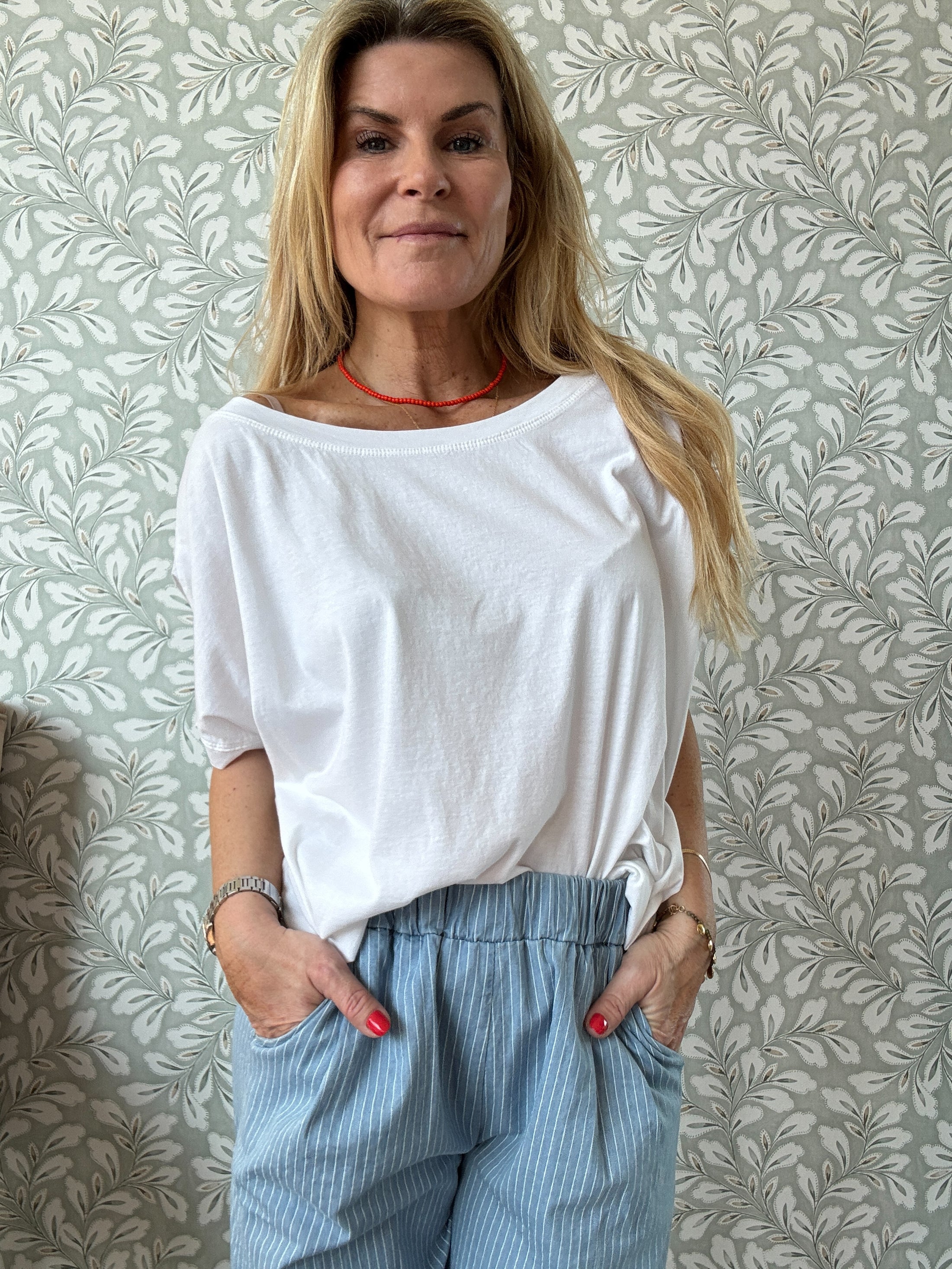 Basic tee short sleeve white