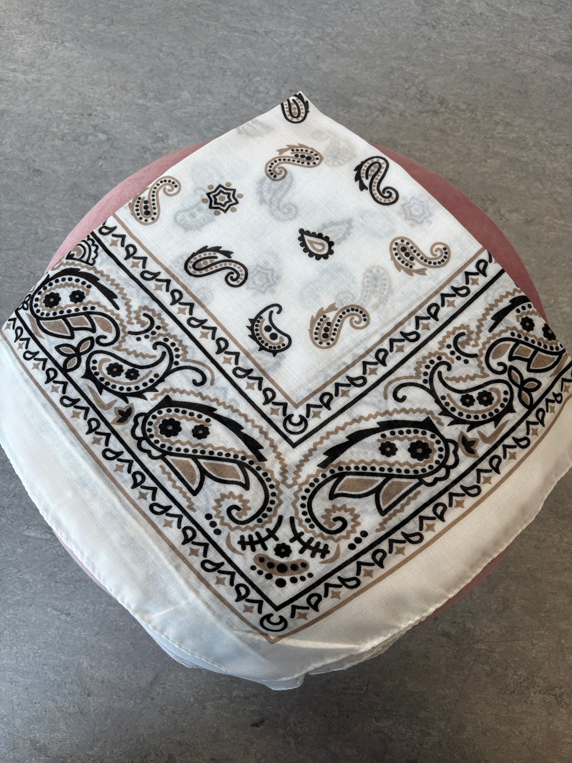 Bandana Scarf White