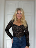 Load image into Gallery viewer, Zoe bodystocking Black/creme
