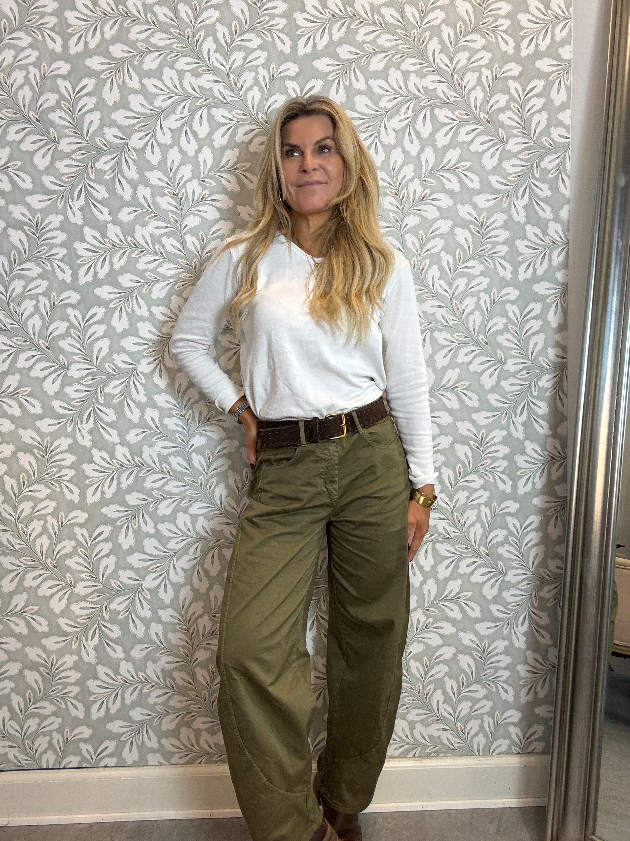 Canvas pants army