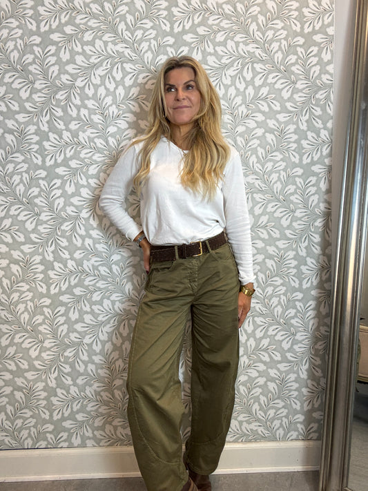 Canvas pants army