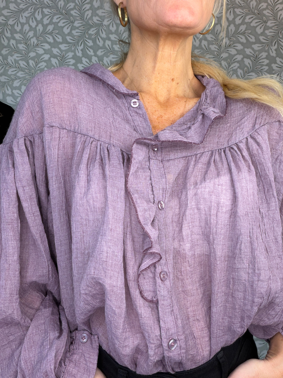 Musa Shirt warm purple
