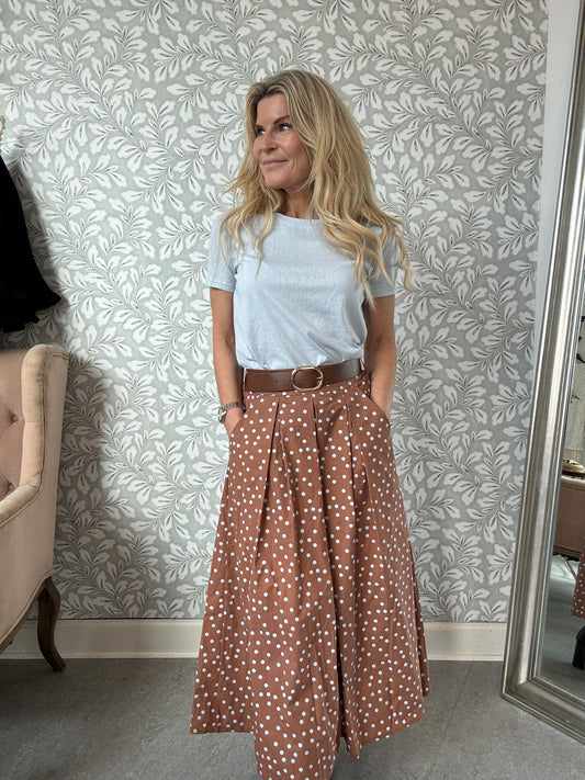 Dot skirt Blue dots