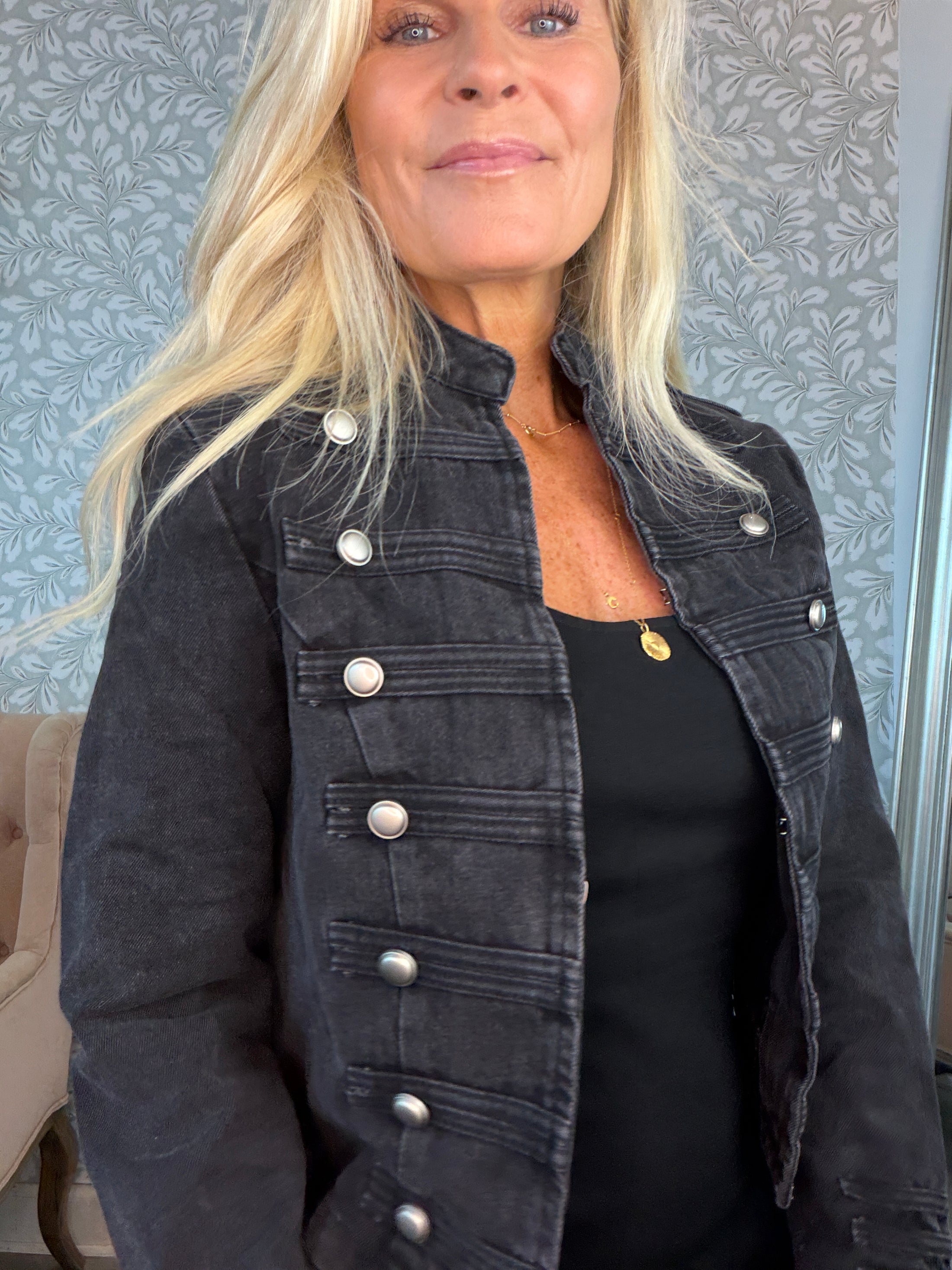 Denim jacket Black