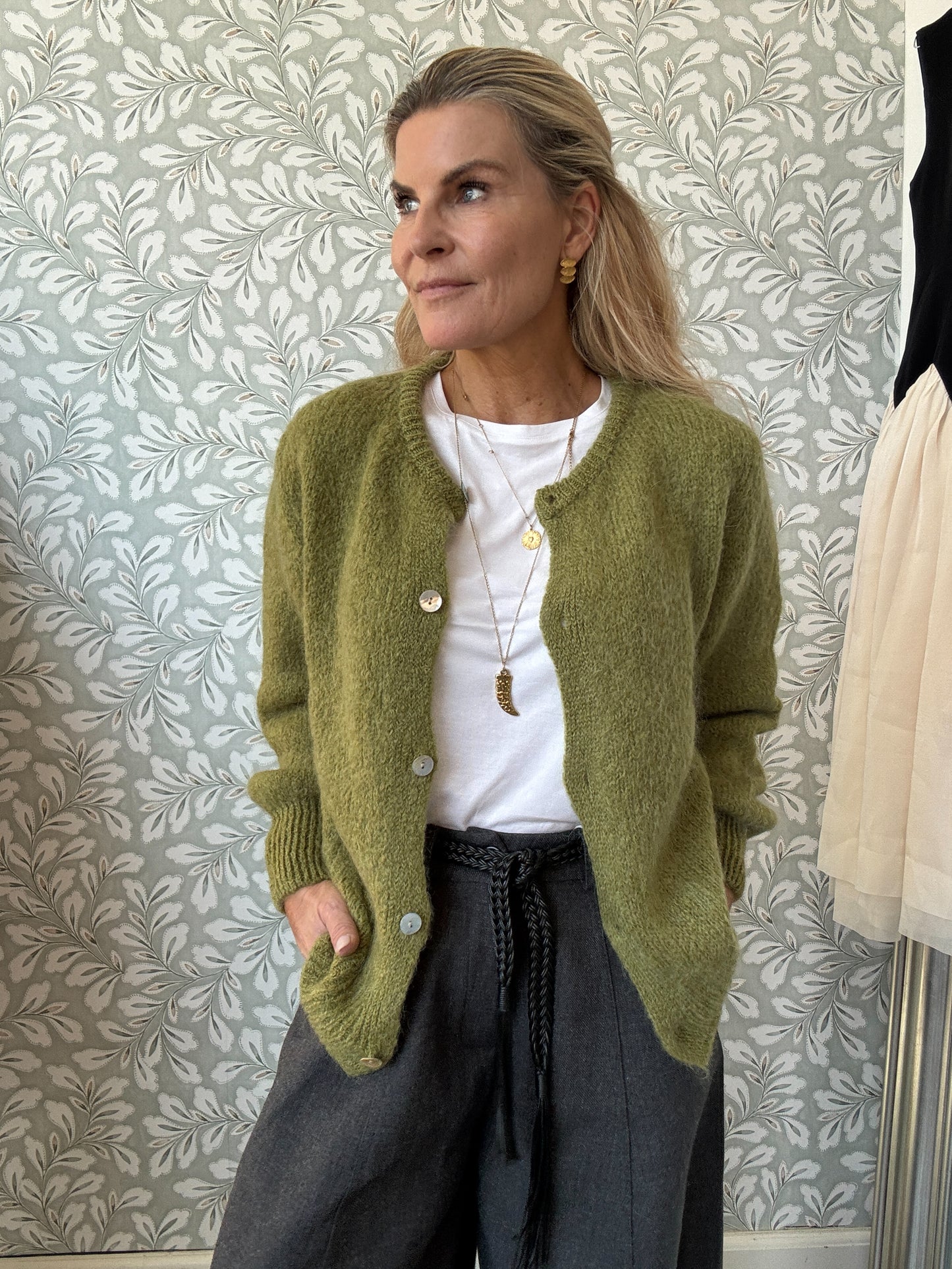 Molly Cardigan Olive