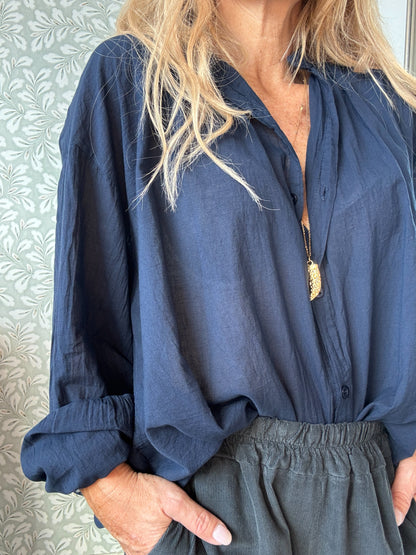 Boho Shirt Navy