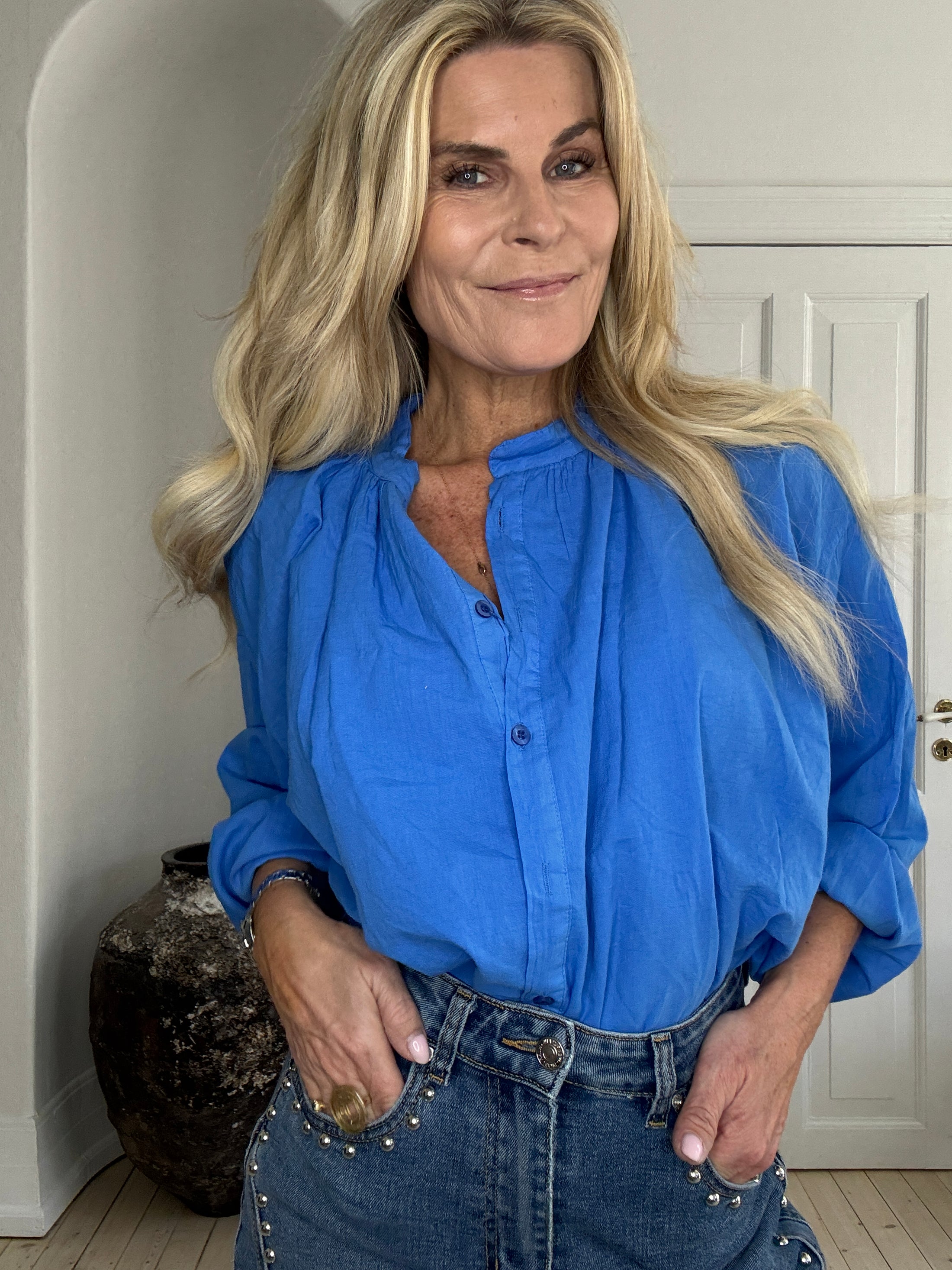 Boho Shirt ice Blue