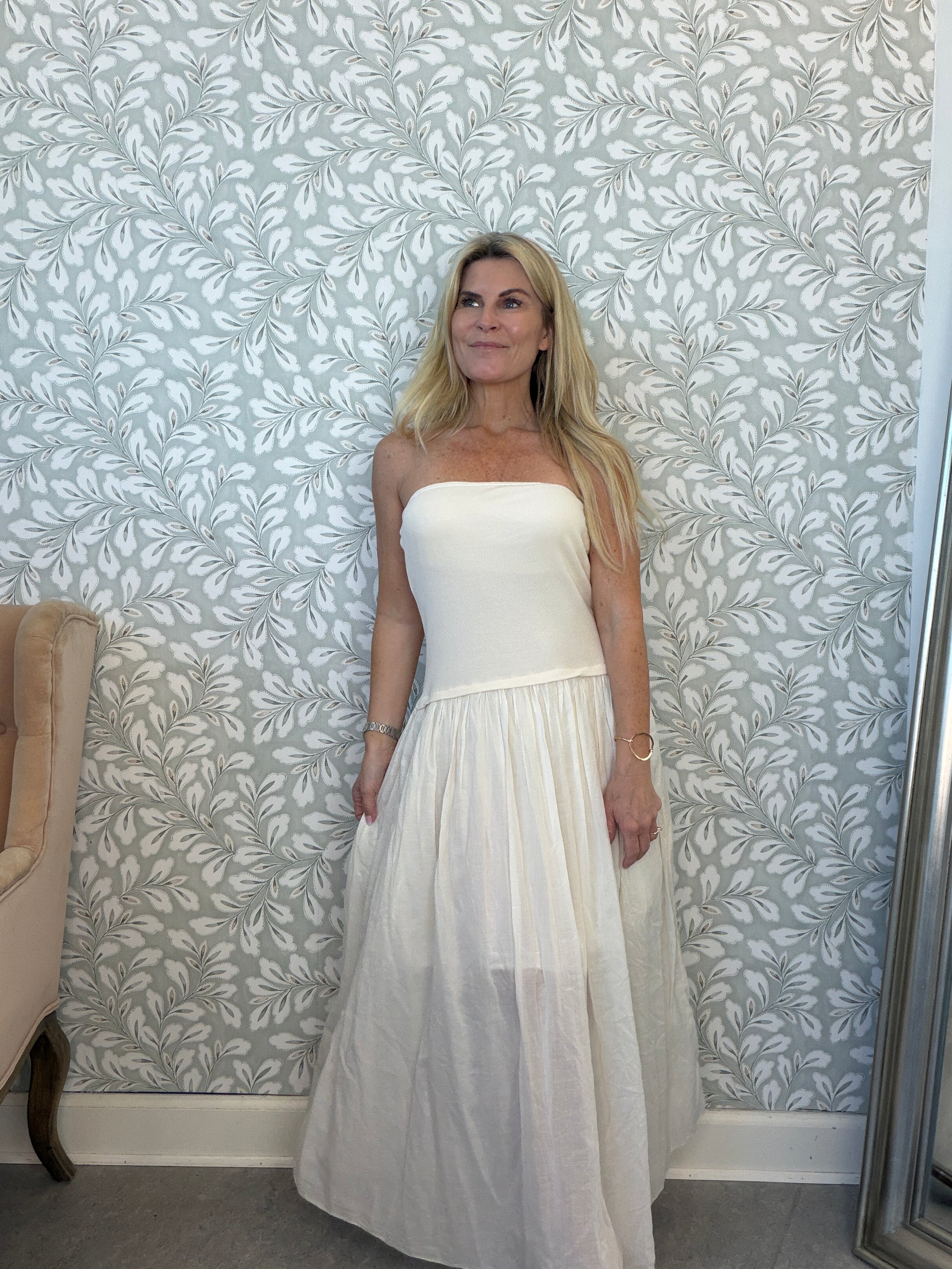 Milan dress Offwhite