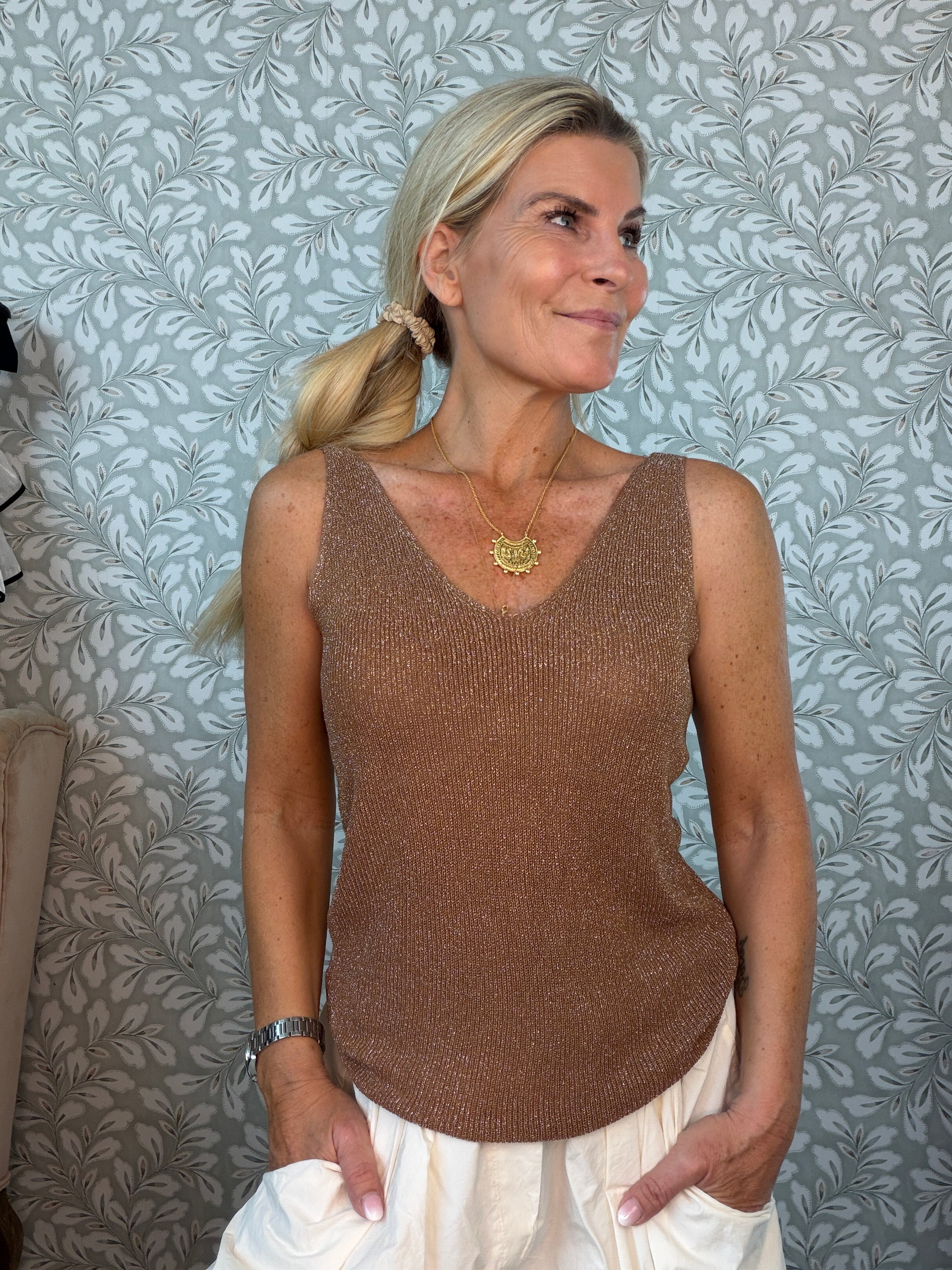 Cille top latte