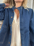 Load image into Gallery viewer, Soft denim jacket blue
